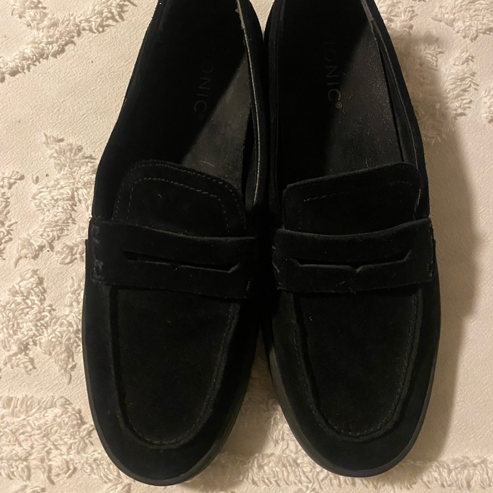 Vionic Uptown Suede Packable Penny Loafers